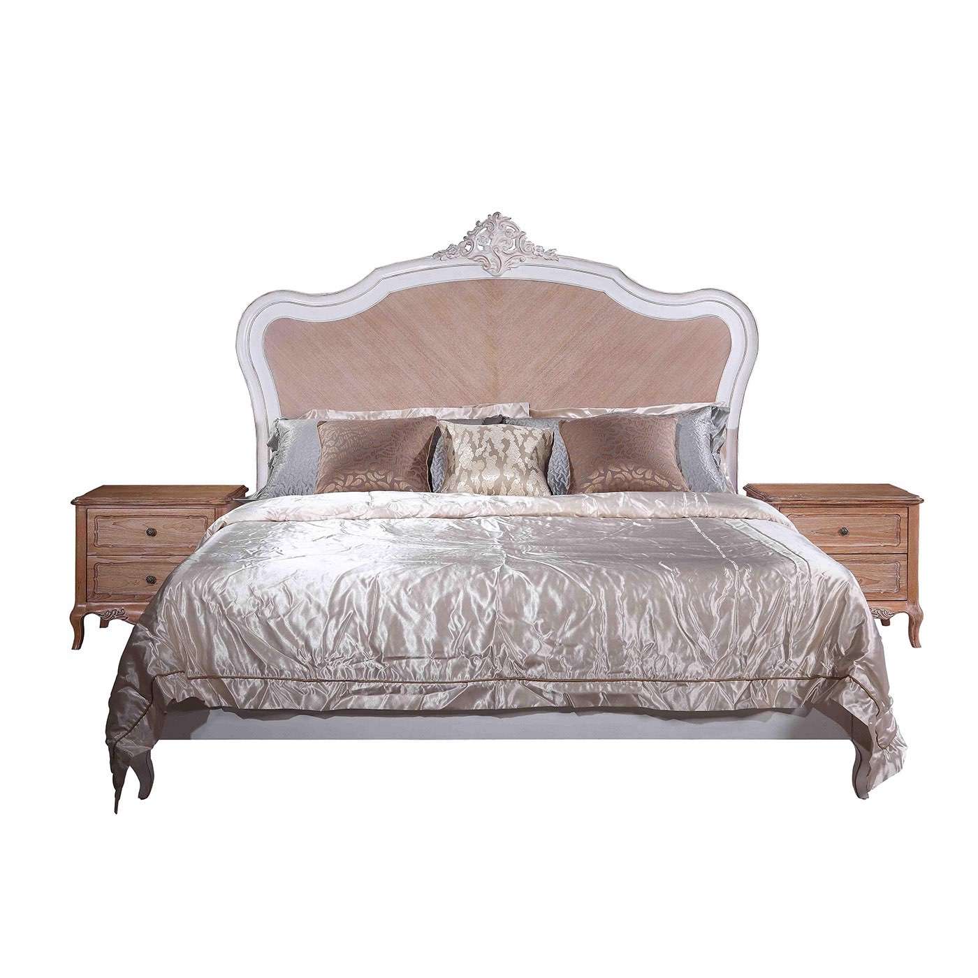 bedroom furniture|wood Headboard|solid wood bed