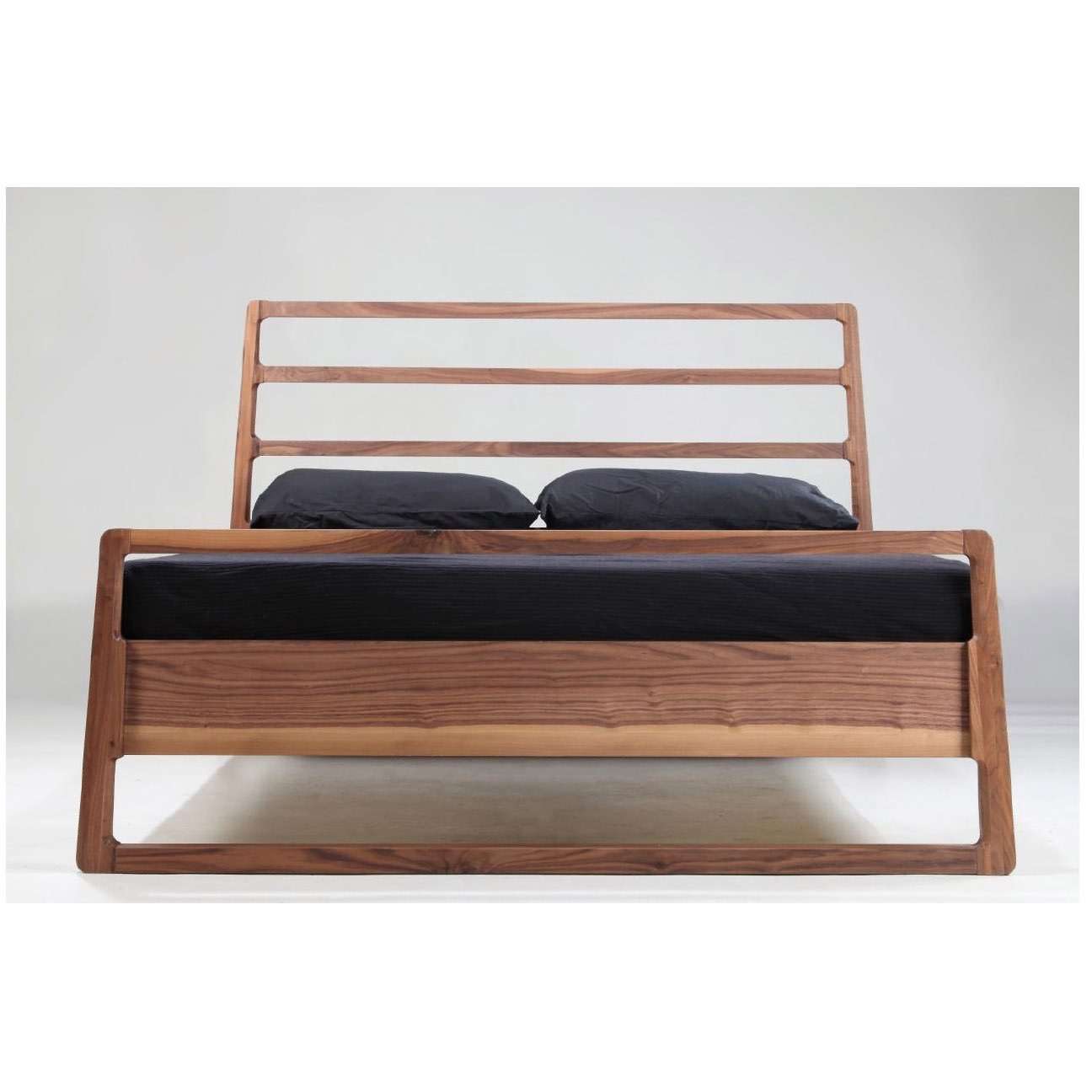 Solid wood bed|bedroom furniture|walnut bed