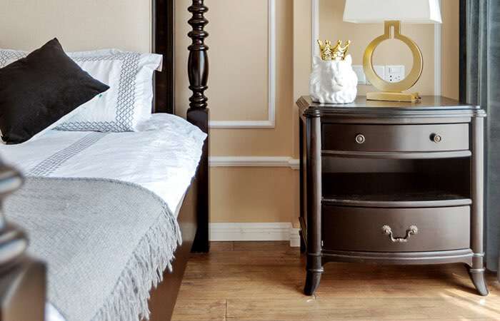 American style bedside table