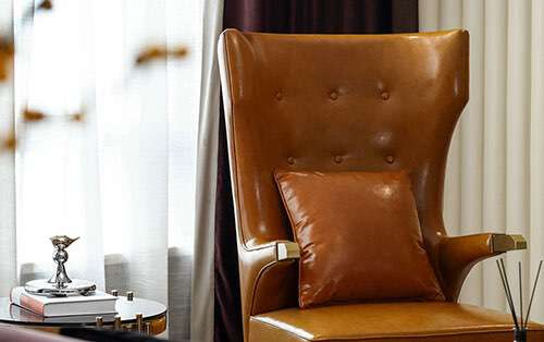 leather accent chair