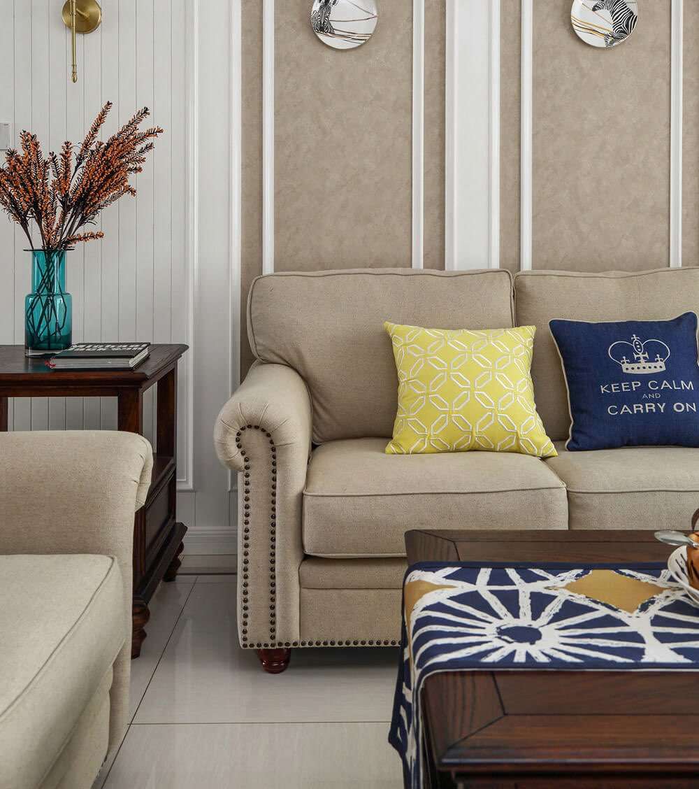 American style fabric sofa