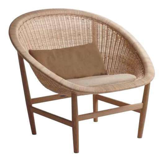 Kettal ourdoor basket armchair