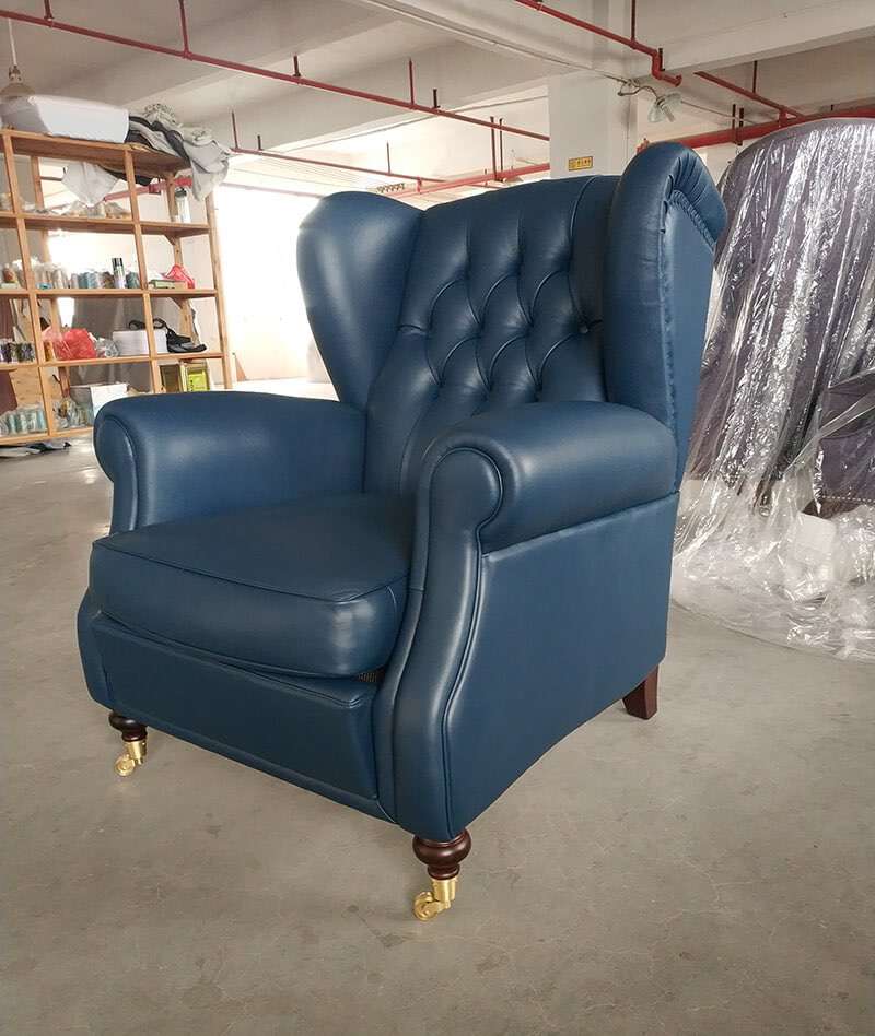china custom made poltrona 1919 genuine leather sofa manufacturer
