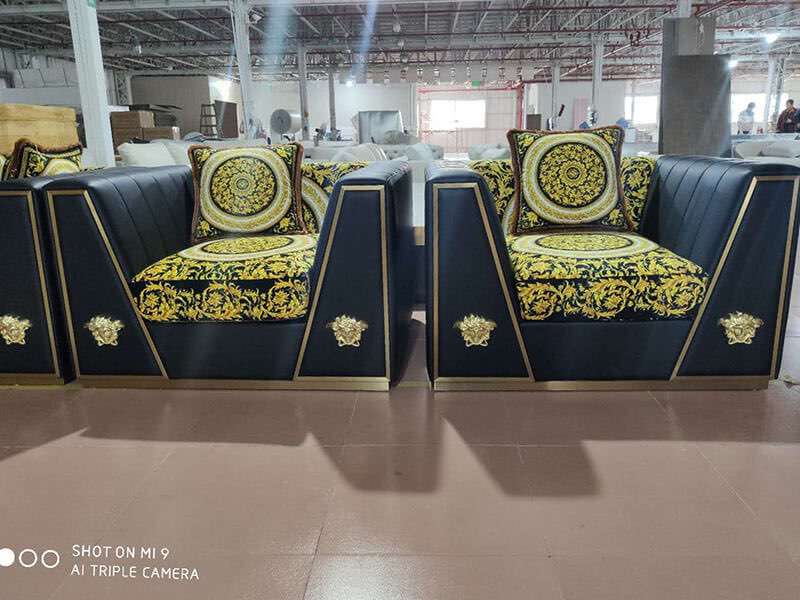 china versace via gesu fabric sofa reproduction (1)