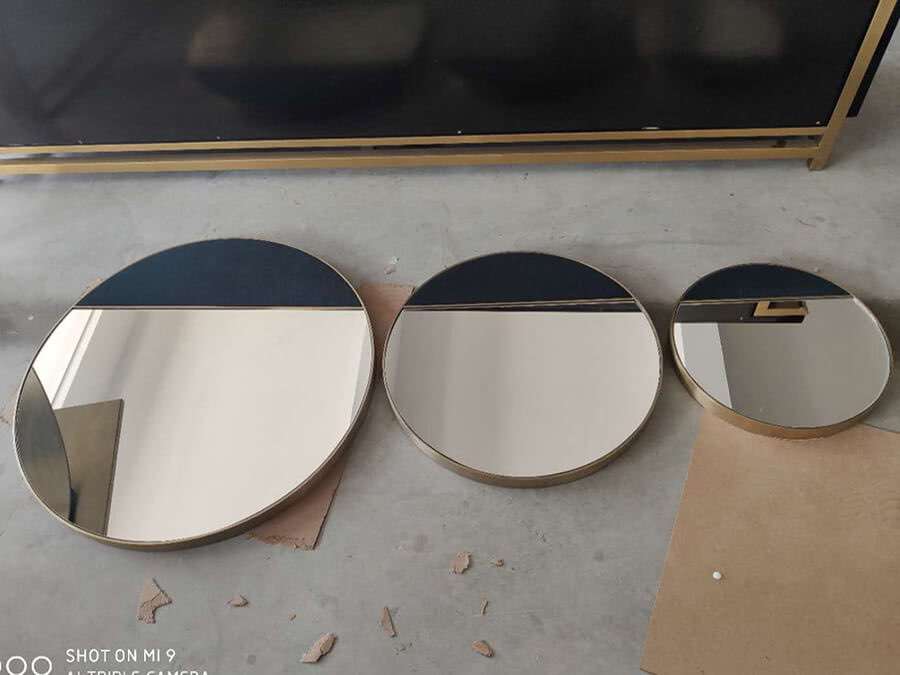 china customized borzalino half moon wall mirror factory (1)