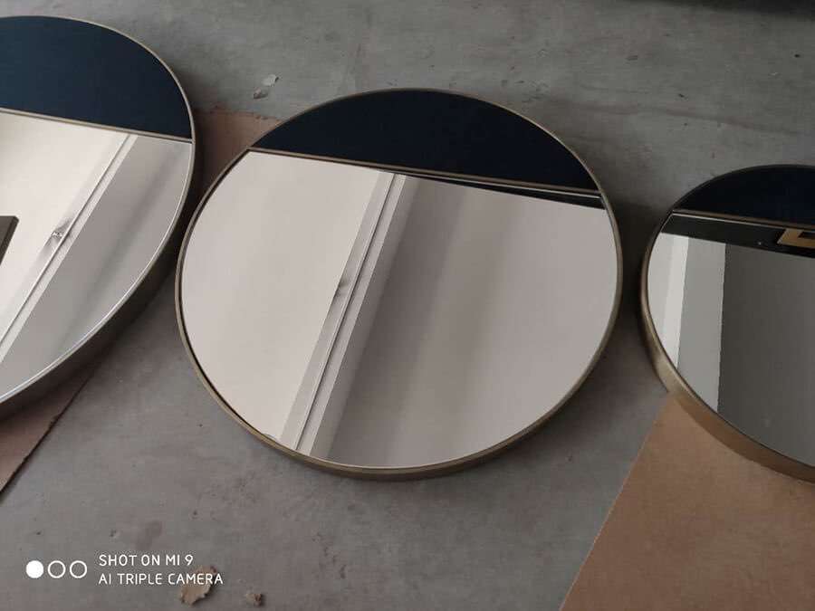 china custom made borzalino half moon wall mirror factory (1)
