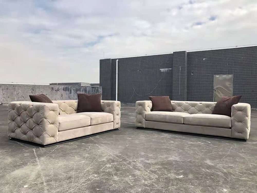 china genuine leather couch sofa italy style (1)