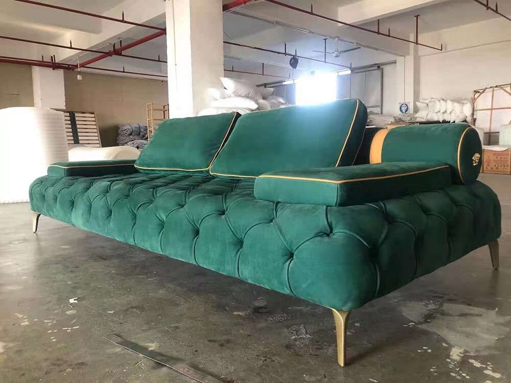 china customized versace leather couch replica (1)