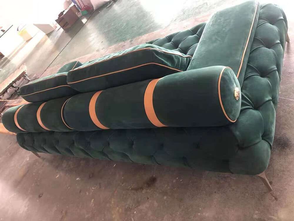 china customized versace leather sofa replica (1)