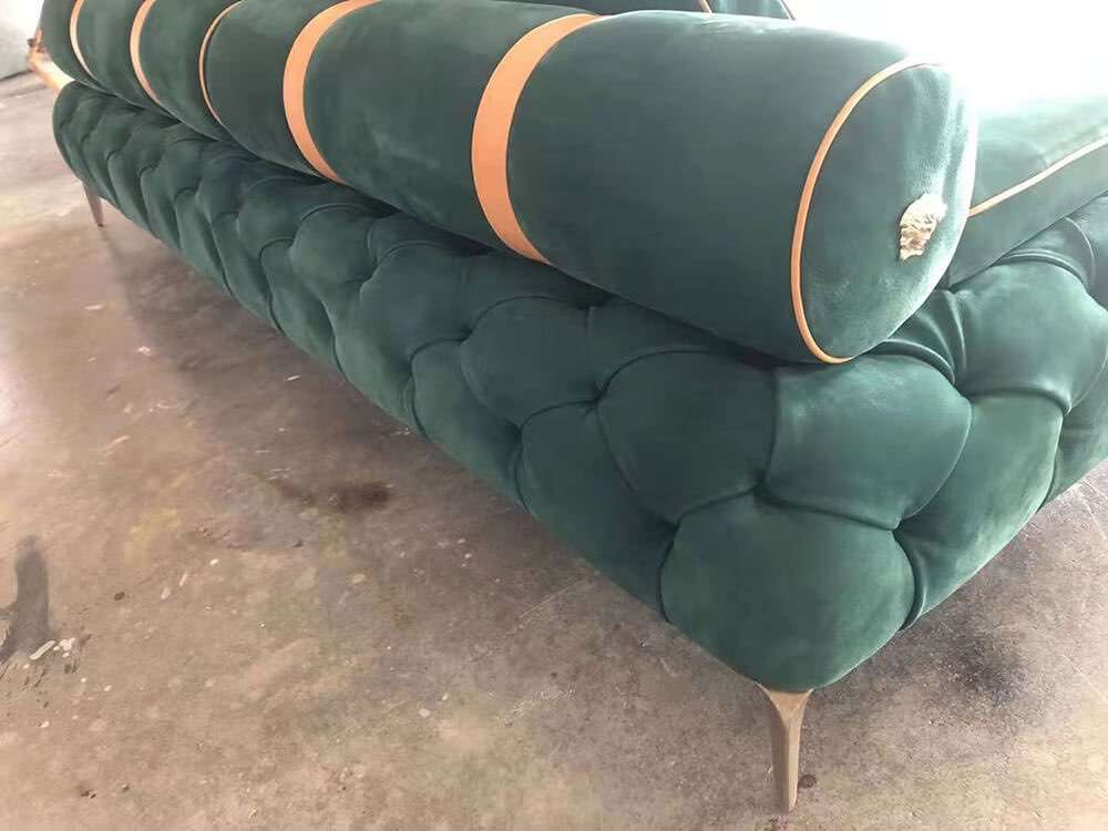 china custom made versace cowhide leather sofa replica (1)