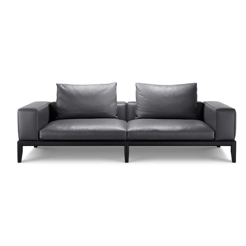 Living room sofa|genuine leather sofa|Italy sofa