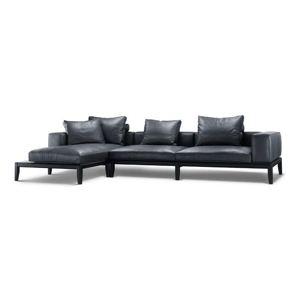 Living room sofa|genuine leather sofa|Italy sofa