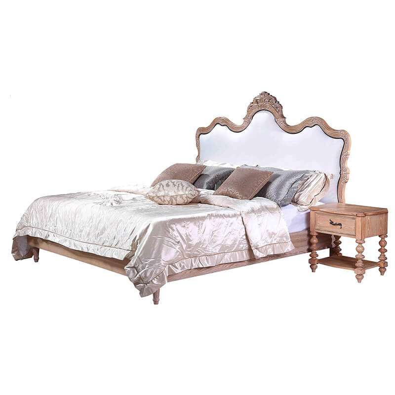 bedroom furniture|solid wood bed|headboard
