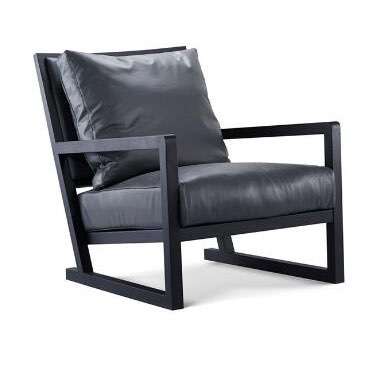 Contemporary accent armchair