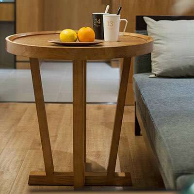 Small round coffee table