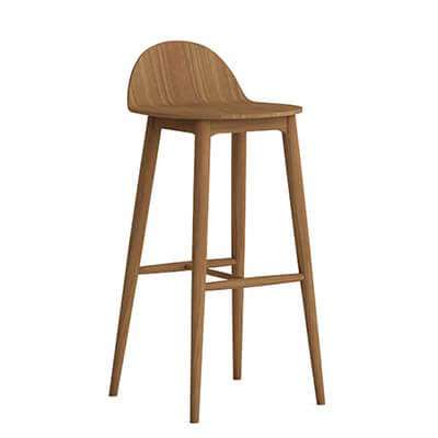 Solid wood bar stools