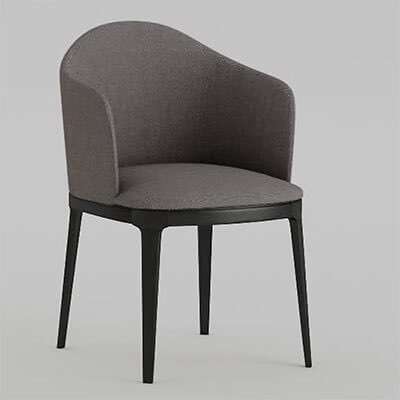 Restaurant dining chair with arms