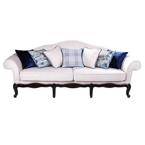 three seat sofa|Wood sofa|Fabric sofa|living room Furniture