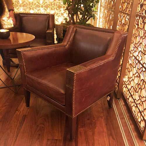 Commercial Genuine Leahter Lounge Chair
