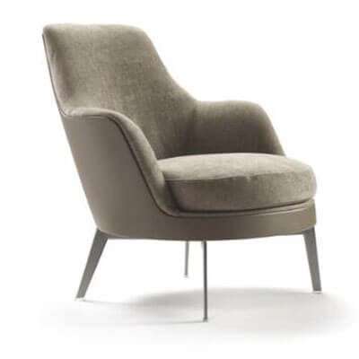 Italy Flexform Guscio armchair reproduction