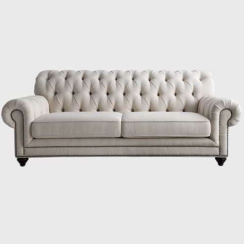 China tufted button fabric sofa