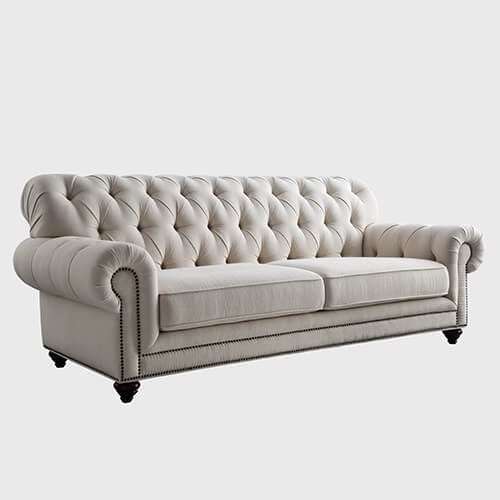 China tufted button fabric sofa