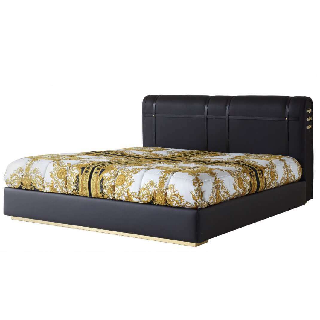 China versace signature leather bed replica