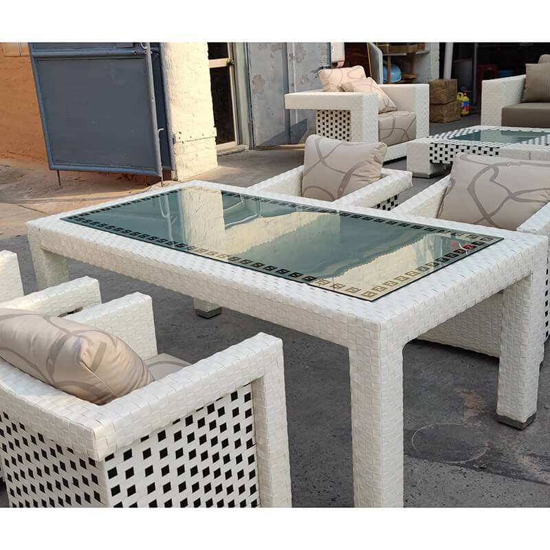Fendi Casa Outdoor New Port Dining Table and Chairs